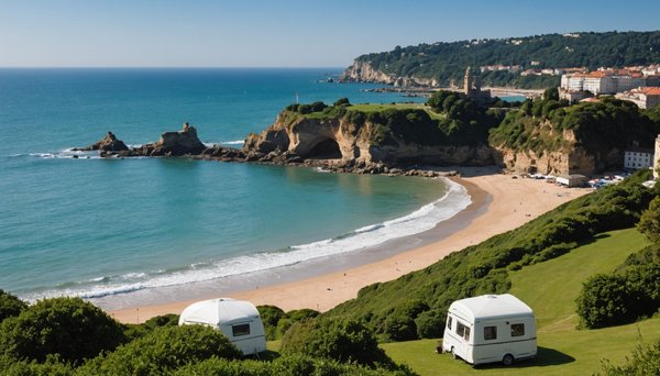 Pourquoi choisir biarritz pour des vacances en camping face à l'océan